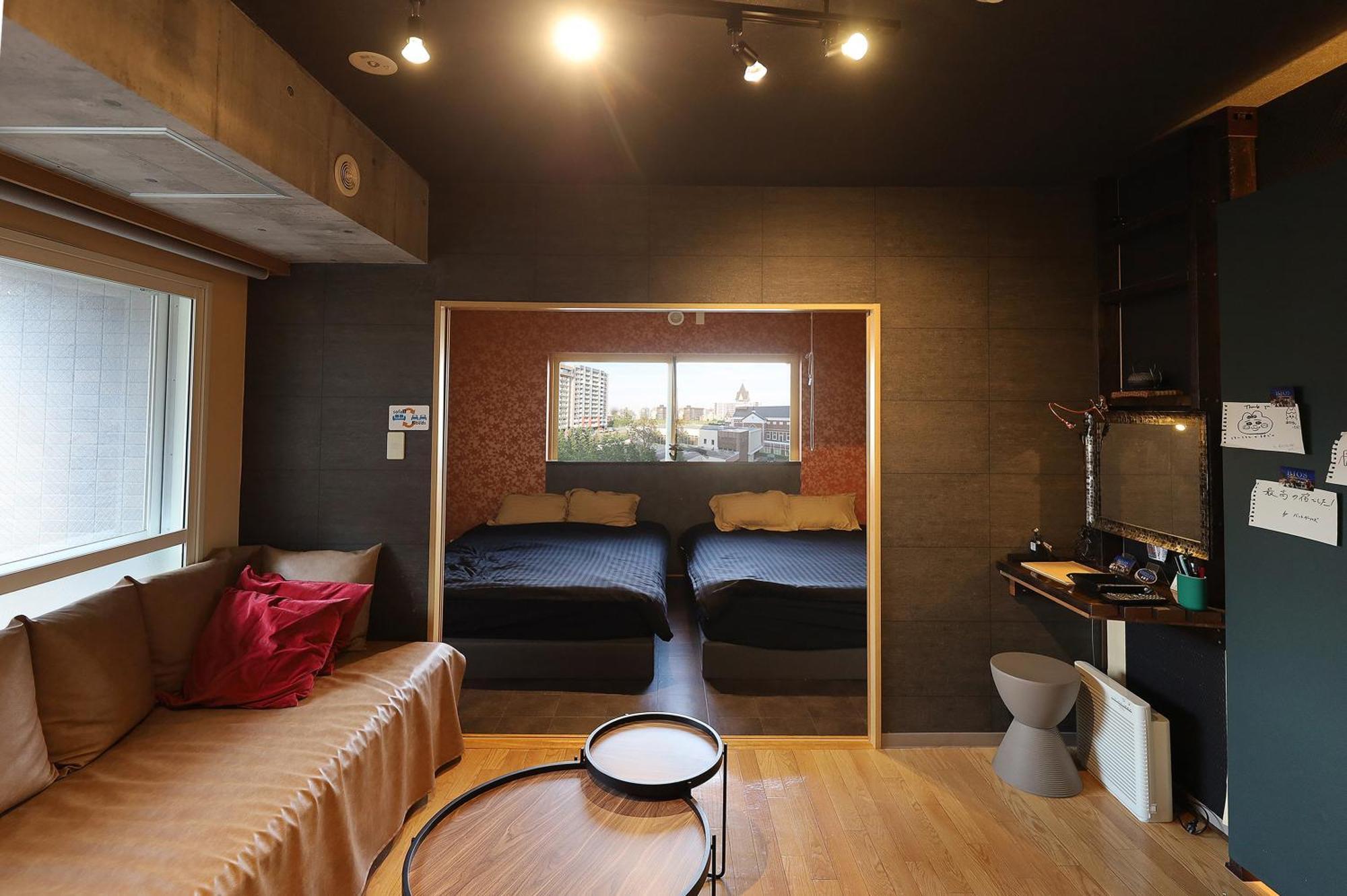 Biosvilla522-Sapporo Susukino Night- 1Room W-Beds2&S-Beds2 6Persons Extérieur photo