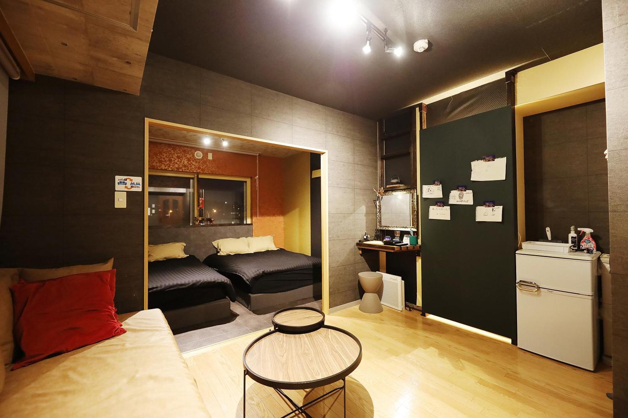 Biosvilla522-Sapporo Susukino Night- 1Room W-Beds2&S-Beds2 6Persons Extérieur photo